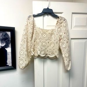 Elegant crochet top